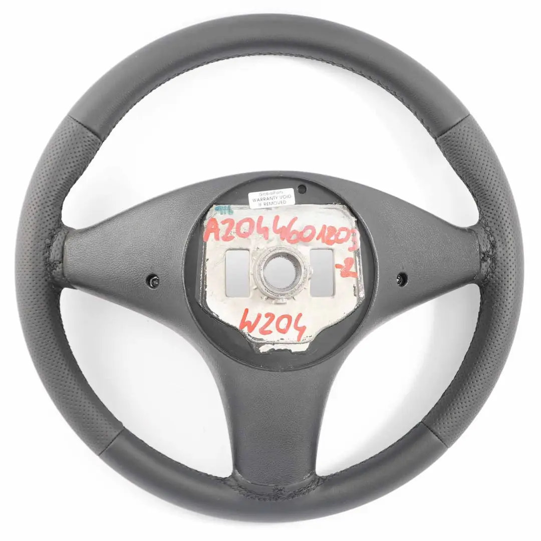 Mercedes W204 NOUVEAU Volant en Cuir Noir avec Noir Fils - SKU A2044601203-2 - Numéro de pièce A2044601203