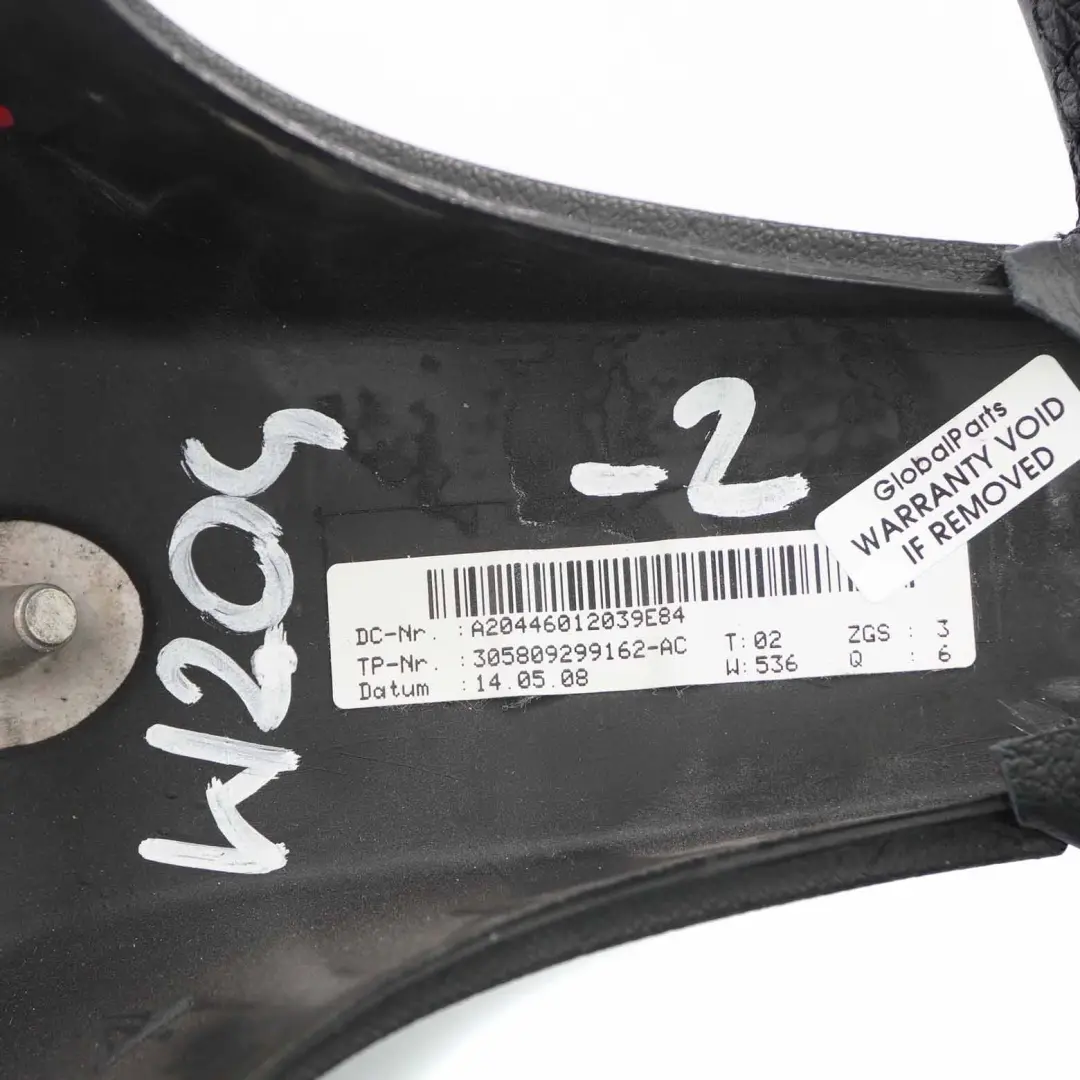 NEU Schwarz Leder Lederlenkrad Lenkrad mit Schwarz Fäden Mercedes W204 - SKU A2044601203-2 - Teilenummer A2044601203