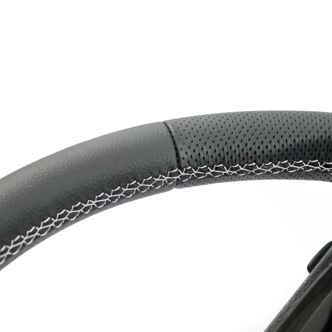  Mercedes-Benz W204 NEU Leder Schwarz Sport Lenkrad Schaltwippen Weiße Fäden - SKU A2044601703-1 - Teilenummer A2044601703