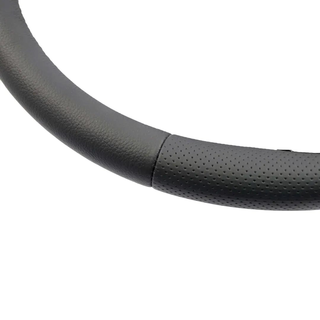 Leather Sport Steering Wheel Paddle Shift White Mercedes W204 NEW Black - SKU A2044601703-1 - Part number A2044601703