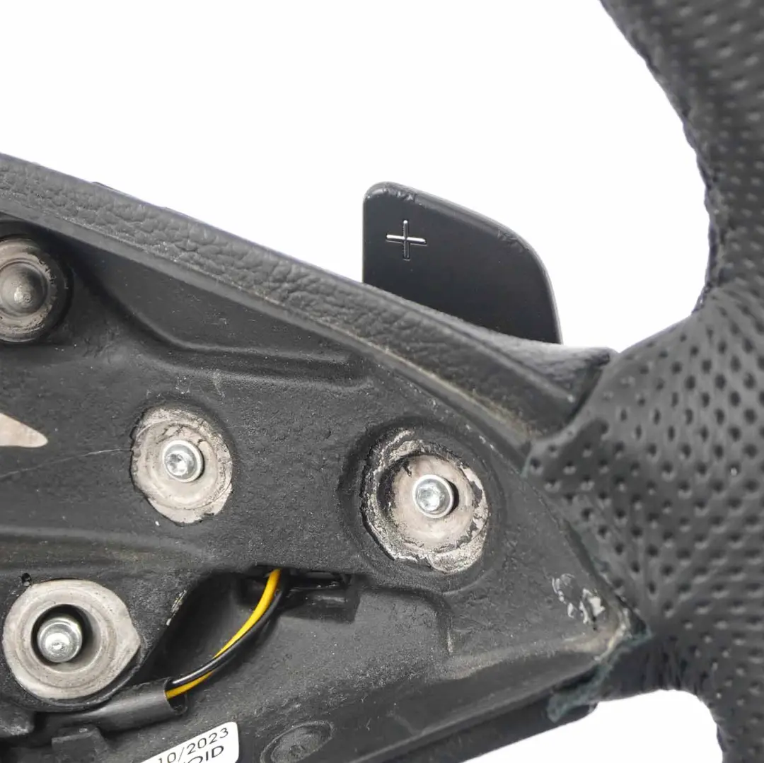 Leather Sport Steering Wheel Paddle Shift Black Threads to Mercedes W204 NEW Black with Part number A2044601703 Mercedes W204 NEW Black Leather Sport Steering Wheel Paddle Shift Black Threads - SKU A2044601703-2 - Part number A2044601703