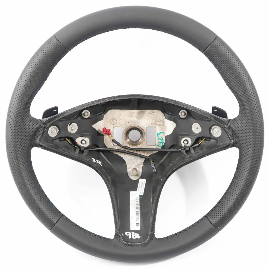 Mercedes W204 NUOVO volante sportivo in pelle nera Paddle Shift Nero filettature - SKU A2044602703-2 - Numero di parte A2044602703