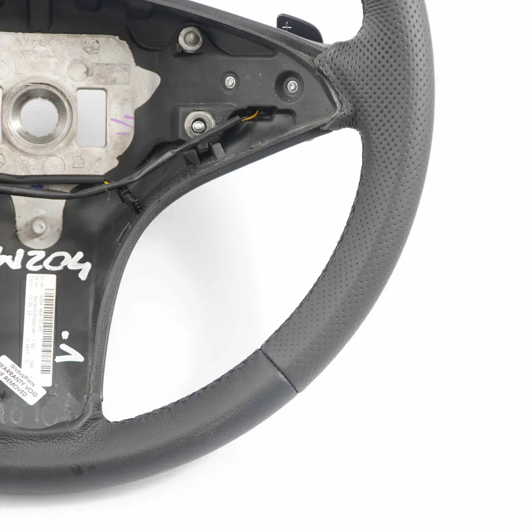  Mercedes-Benz W204 NOUVEAU Cuir Noir Sport Volant Palettes Noir Fils - SKU A2044603303-1 - Numéro de pièce A2044603303