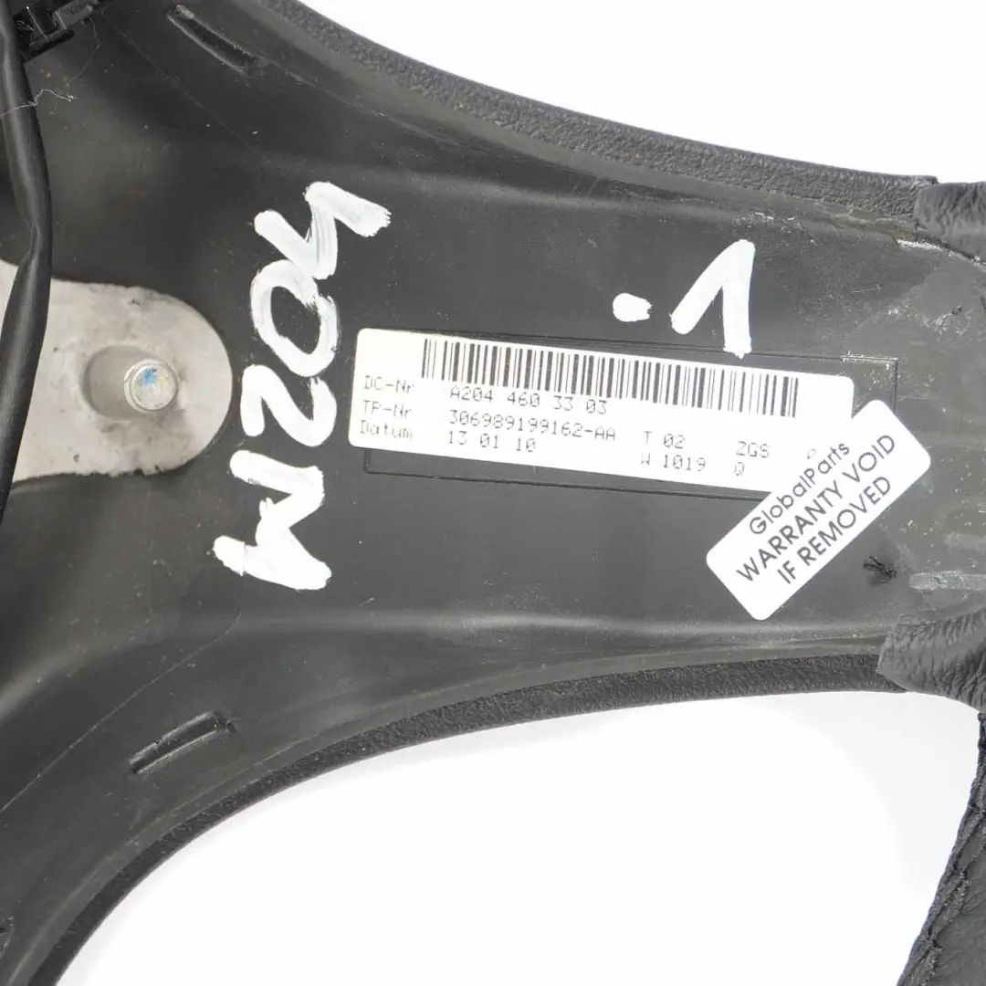 NUEVO Volante deportivo de cuero negro Paddle Shift Negro Hilos para Mercedes W204 con número de pieza A2044603303 Mercedes W204 NUEVO Volante deportivo de cuero negro Paddle Shift Negro Hilos - SKU A2044603303-1 - Número de pieza A2044603303