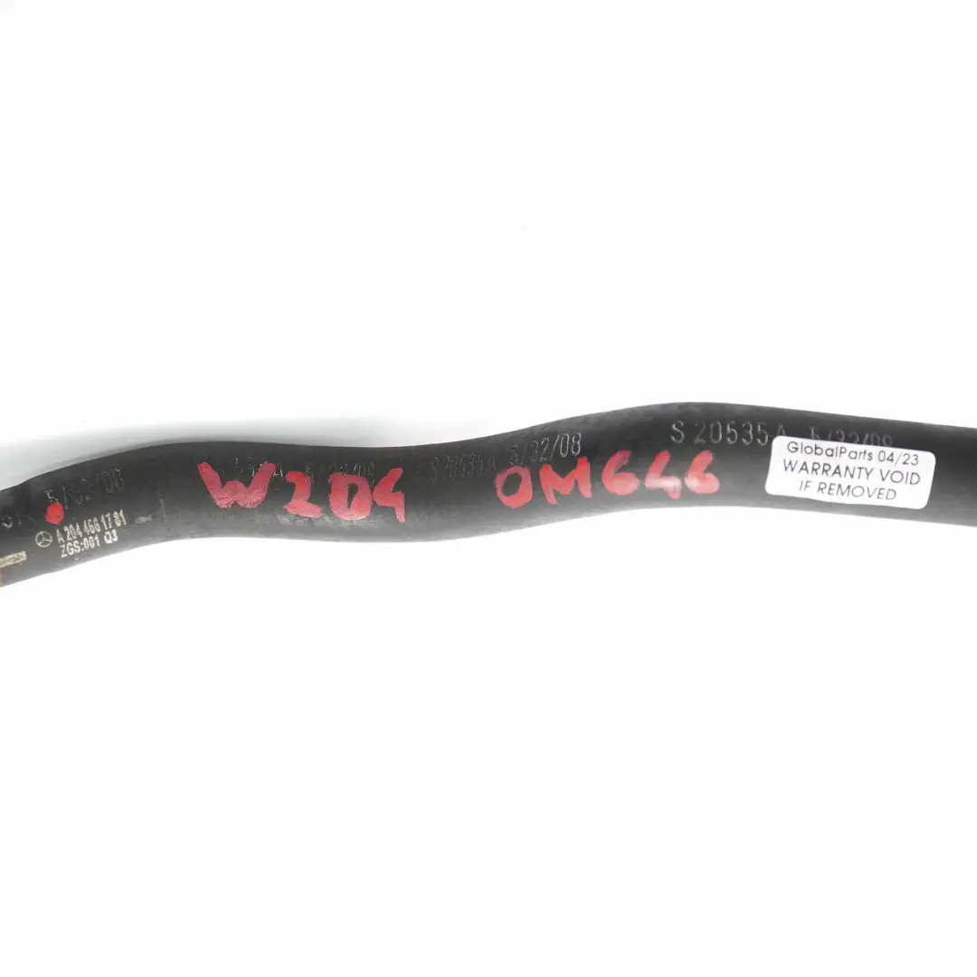 Oil Pipe Mercedes W204 S204 OM646 Steering Cooler Cooling Hose Line to with Part number A2044661781 Oil Pipe Mercedes W204 S204 OM646 Steering Cooler Cooling Hose Line - SKU A2044661781 - Part number A2044661781