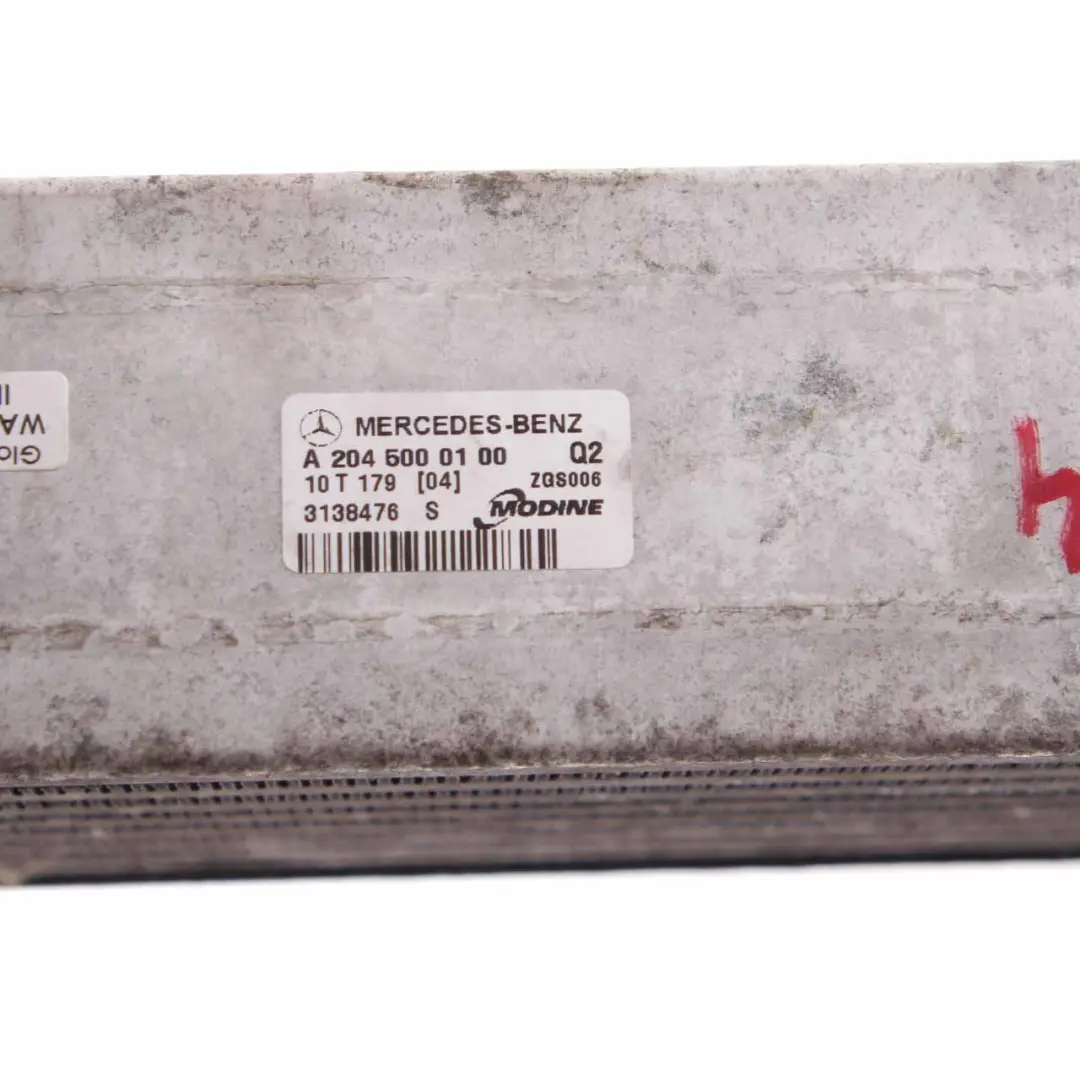 Charge Air Cooler Radiator OM651 to Mercedes W204 W212 Intercooler with Part number A2045000100 Mercedes W204 W212 Intercooler Charge Air Cooler Radiator OM651 - SKU A2045000100-1 - Part number A2045000100
