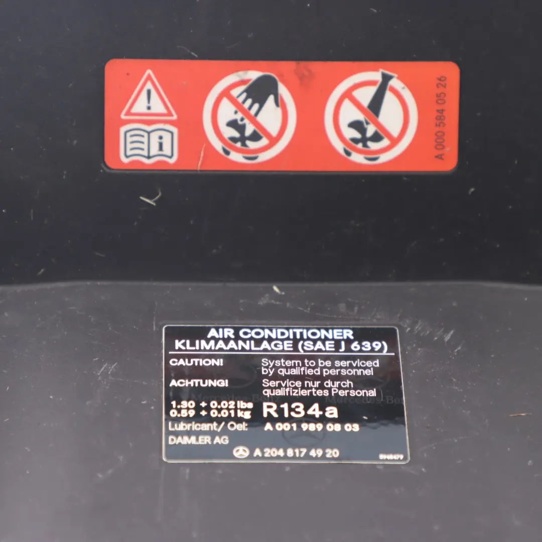 Mercedes W204 Luft Gehäuse Lüfter Obere Abdeckung Kühlerlüfter - SKU A2045000155-1 - Teilenummer A2045000155