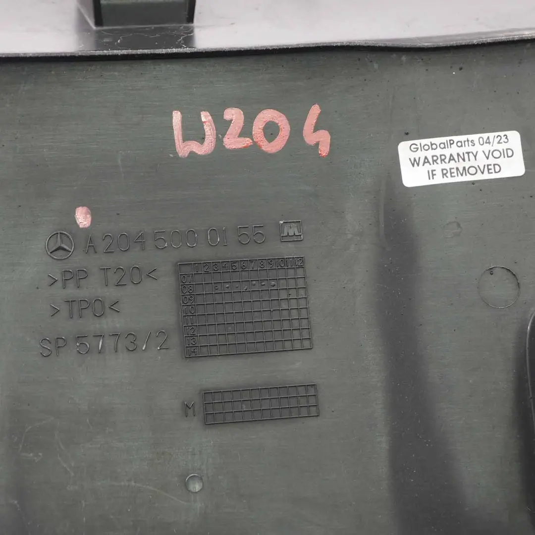 Osłona Pasa Przedniego do Mercedes W204 o numerze A2045000155 Mercedes W204 Osłona Pasa Przedniego - SKU A2045000155 - Numer Części A2045000155