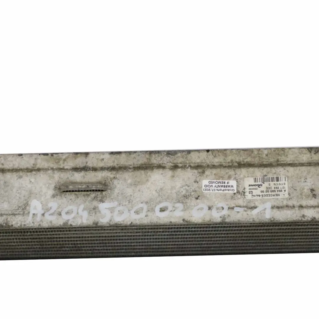 Mercedes W204 Intercooler Enfriador aire carga Radiador Diesel OM651 - SKU A2045000200-1 - Número de pieza A2045000200