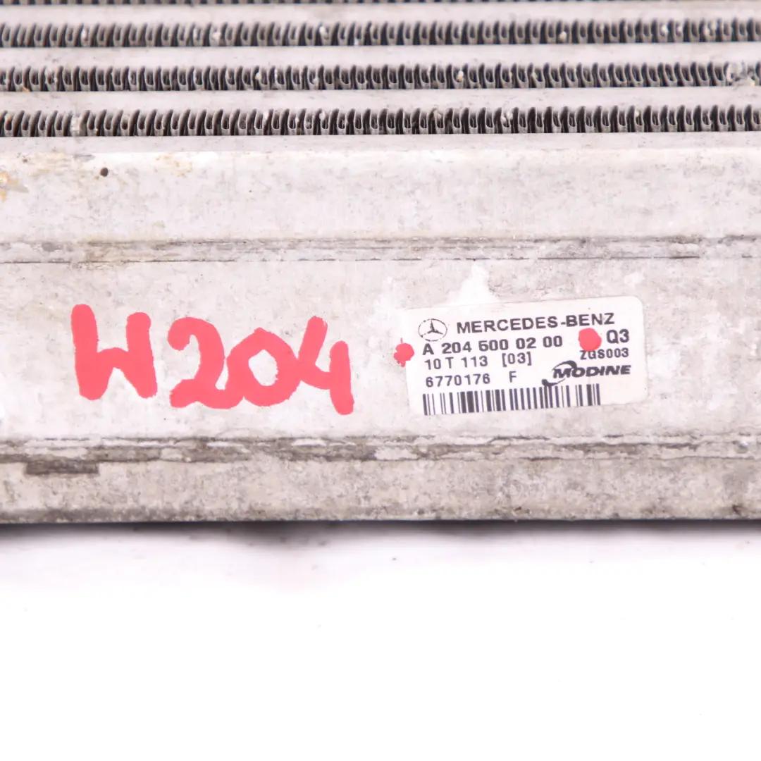 Refroidisseur d'air suralimentation Radiateur OM651 Mercedes W204 - SKU A2045000200 - Numéro de pièce A2045000200