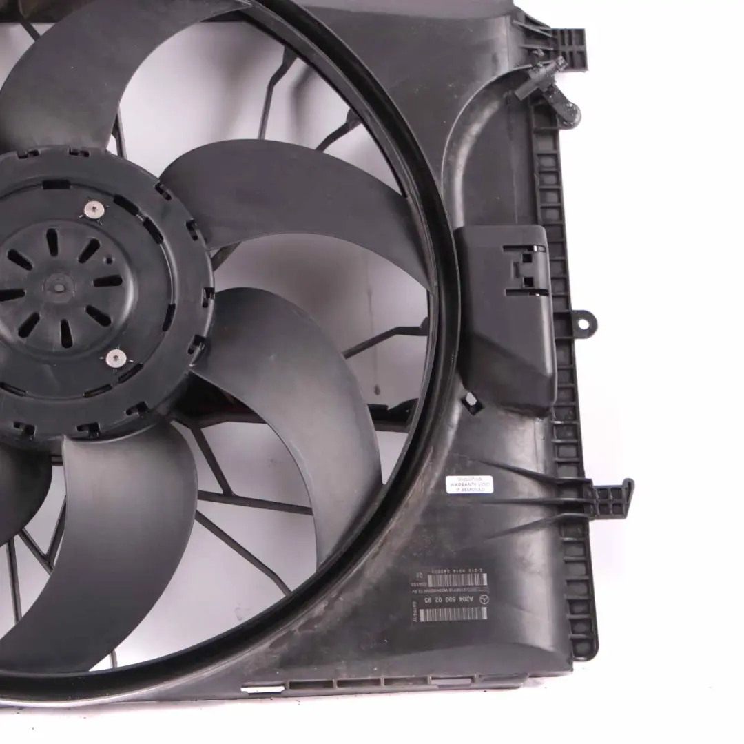 Mercedes W204 W212 Ventola Radiatore Motore Raffreddamento Sindone - SKU A2045000293 - Numero di parte A2045000293