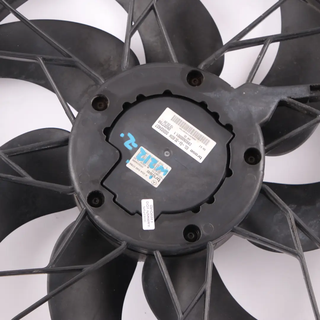 Mercedes W204 W212 Ventola Radiatore Motore Raffreddamento Sindone - SKU A2045000293 - Numero di parte A2045000293