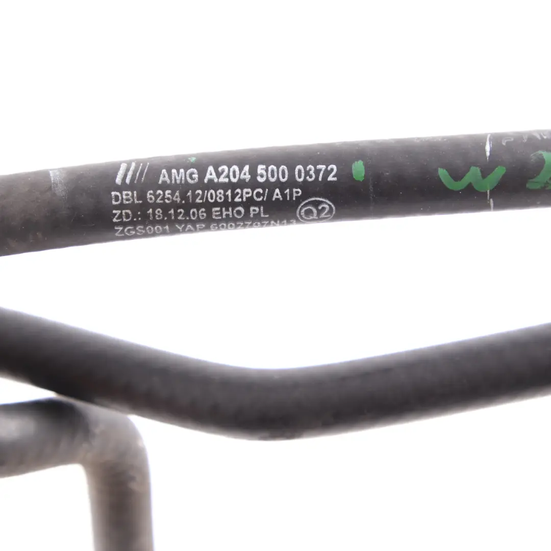 Mercedes W204 C63 AMG motore radiatore linea tubo flessibile - SKU A2045000372 - Numero di parte A2045000372