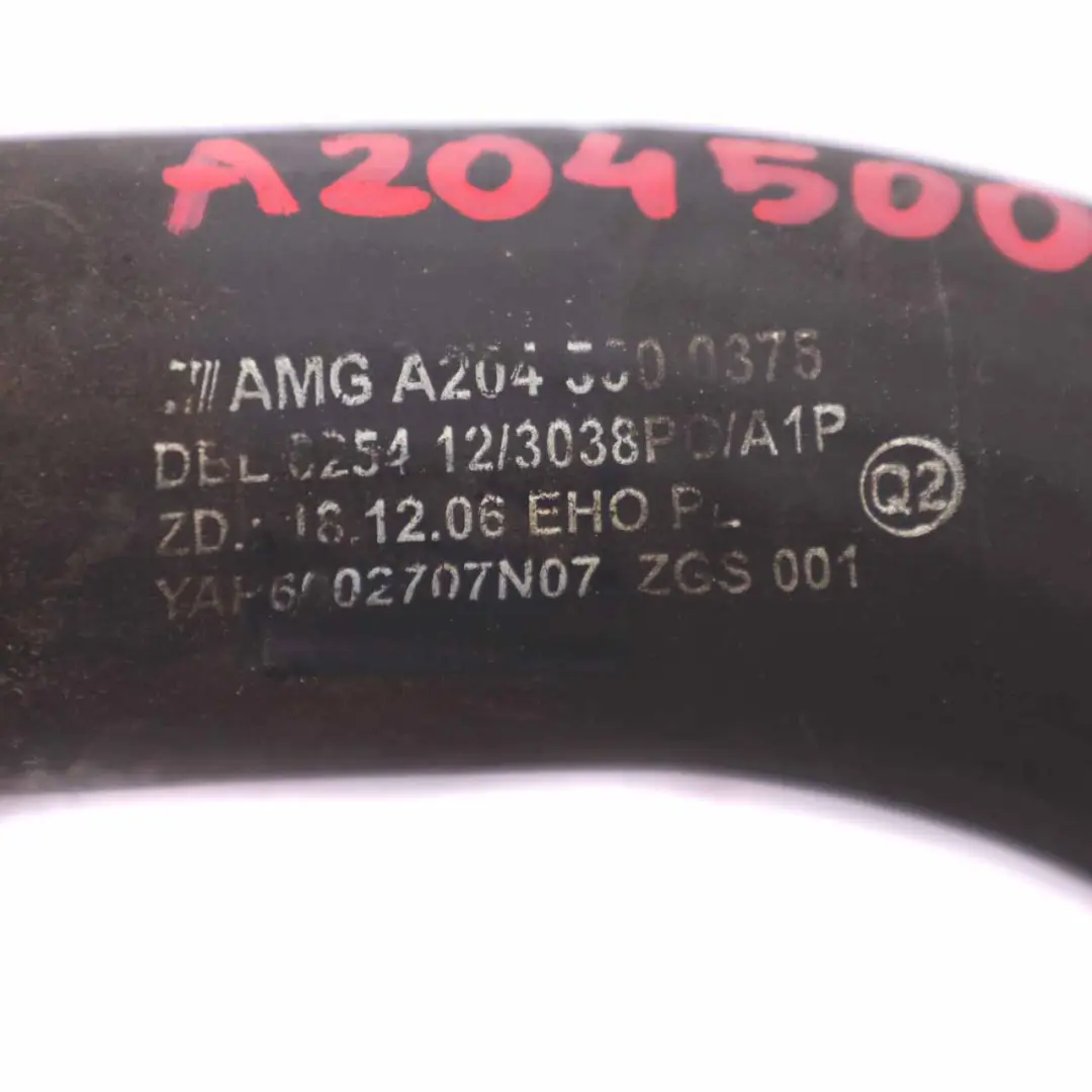 Mercedes W204 C63 AMG acqua tubo refrigerante radiatore linea - SKU A2045000375 - Numero di parte A2045000375