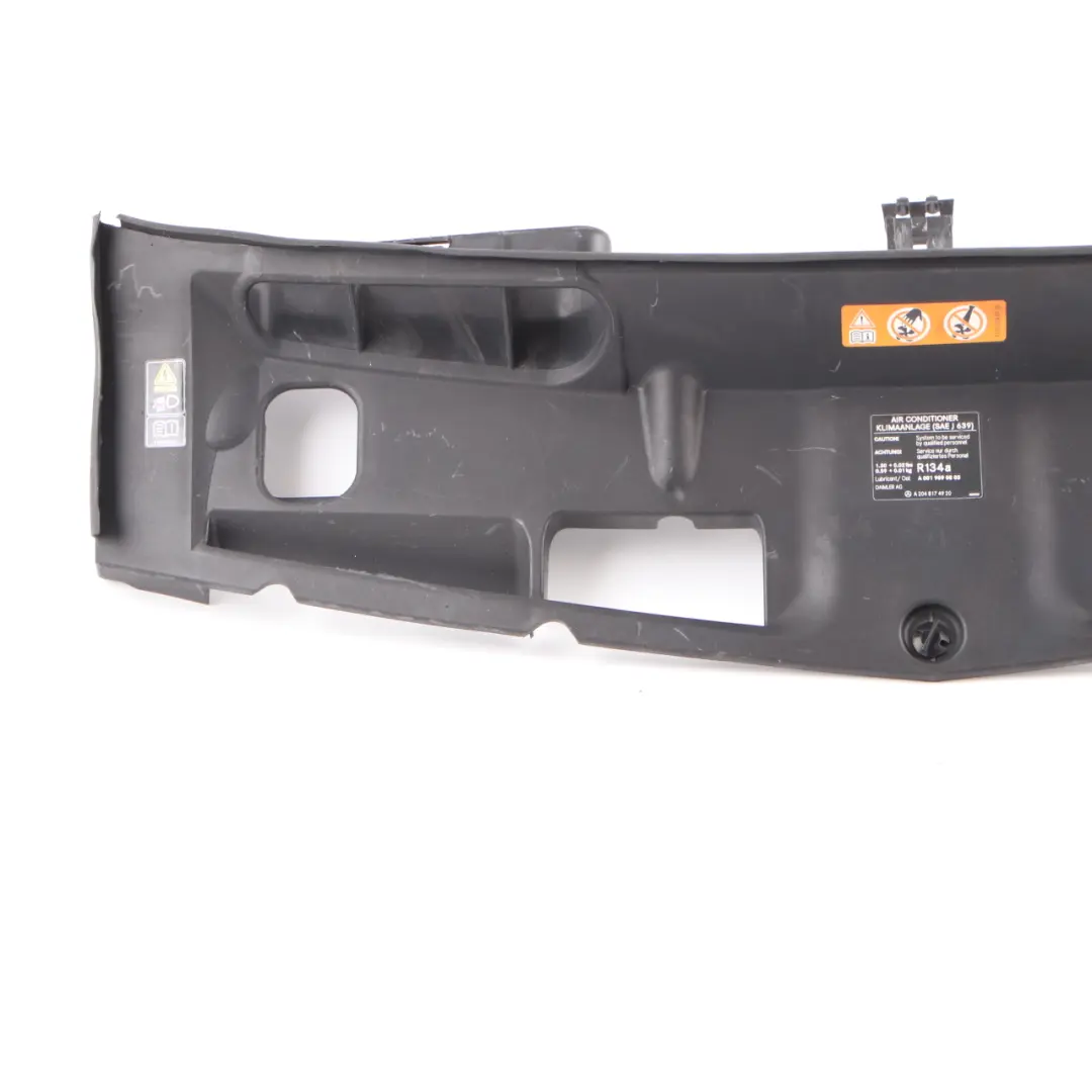 Radiator Air Baffle Mercedes W204 Duct Guide Shroud Panel to with Part number A2045001455 Radiator Air Baffle Mercedes W204 Duct Guide Shroud Panel - SKU A2045001455 - Part number A2045001455