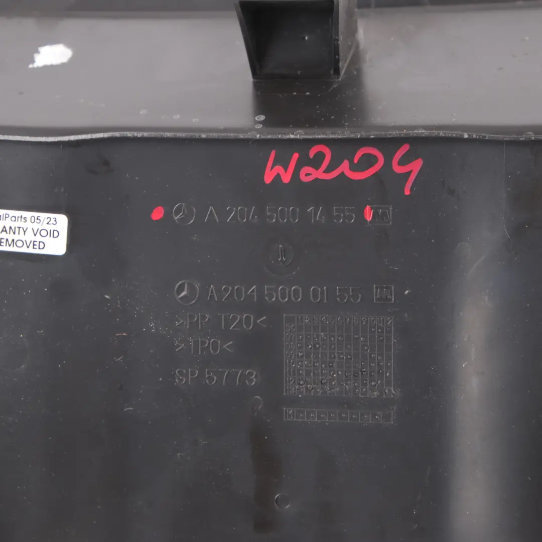 Radiator Air Baffle Mercedes W204 Duct Guide Shroud Panel to with Part number A2045001455 Radiator Air Baffle Mercedes W204 Duct Guide Shroud Panel - SKU A2045001455 - Part number A2045001455