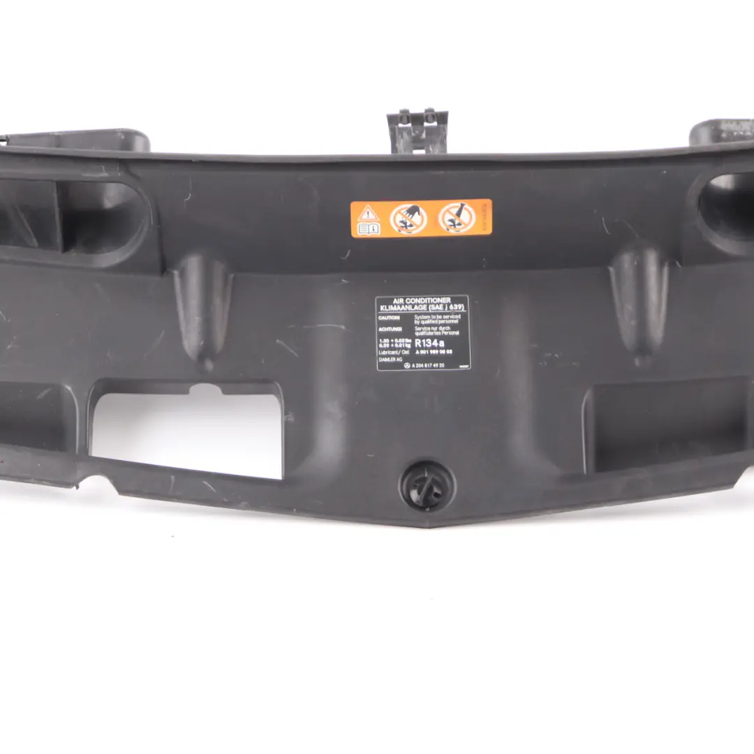 Radiator Air Baffle Mercedes W204 Duct Guide Shroud Panel to with Part number A2045001455 Radiator Air Baffle Mercedes W204 Duct Guide Shroud Panel - SKU A2045001455 - Part number A2045001455