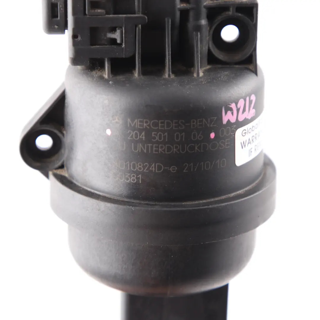 Radiator Fan Actuator Mercedes W204 W212 Vacuum Valve Box to with Part number A2045010106 Radiator Fan Actuator Mercedes W204 W212 Vacuum Valve Box - SKU A2045010106 - Part number A2045010106