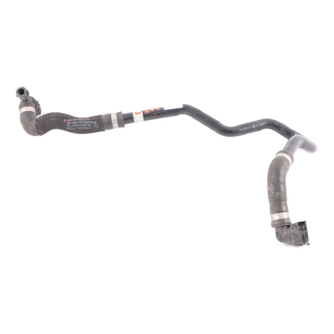 Coolant Pipe Mercedes W204 M274 Oil Cooler To Radiator Coolant Hose to with Part number A2045010224 Coolant Pipe Mercedes W204 M274 Oil Cooler To Radiator Coolant Hose - SKU A2045010224 - Part number A2045010224