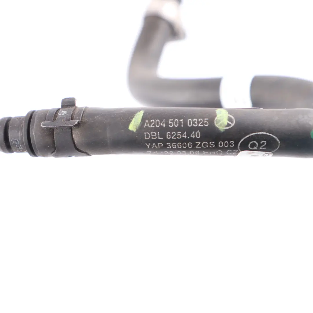 Coolant Hose Mercedes W204 C207 OM642 Radiator Expansion Tank Pipe to with Part number A2045010325 Coolant Hose Mercedes W204 C207 OM642 Radiator Expansion Tank Pipe - SKU A2045010325 - Part number A2045010325