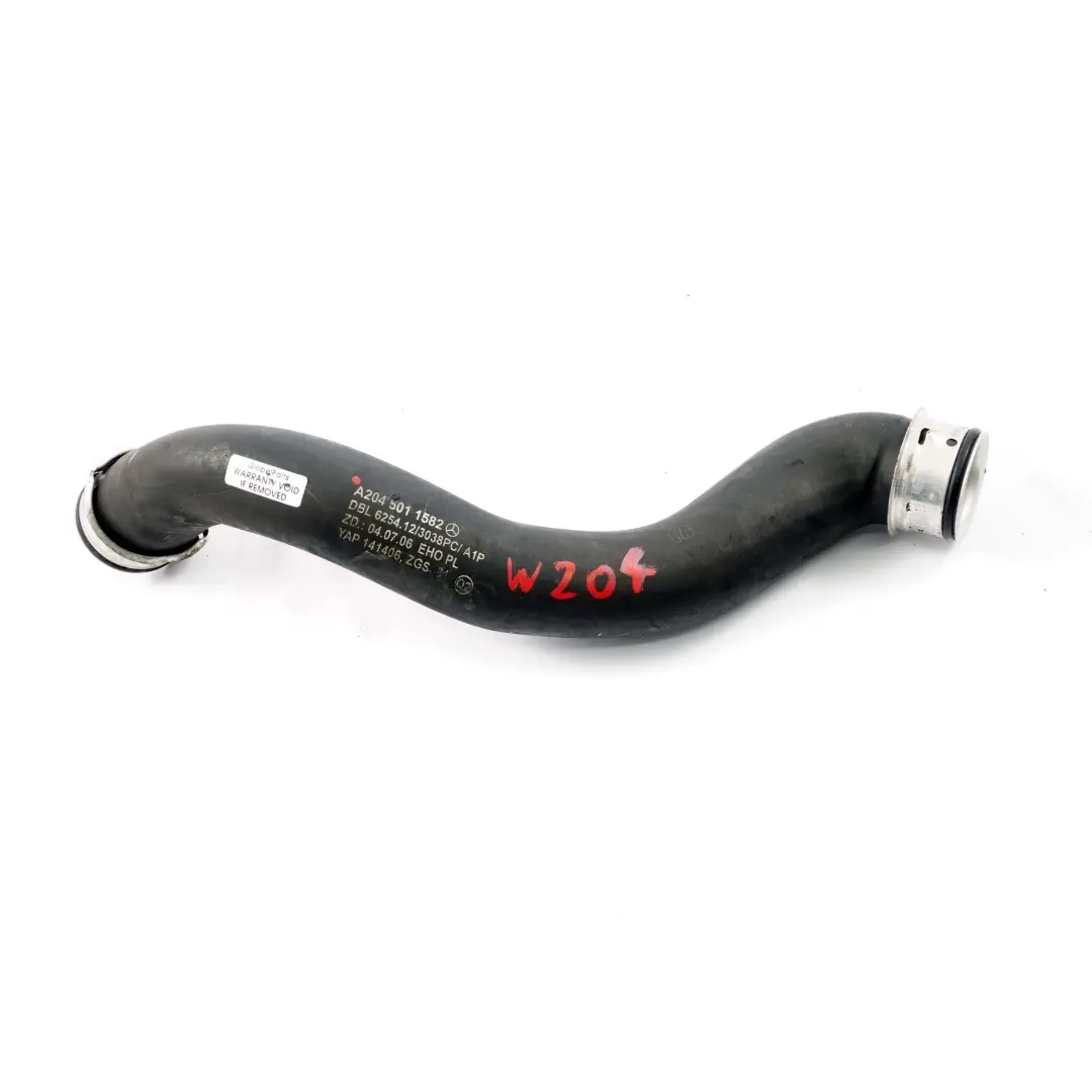 Water Pipe Mercedes W204 OM651 Radiator Coolant Hose Engine Cooling to with Part number A2045011582 Water Pipe Mercedes W204 OM651 Radiator Coolant Hose Engine Cooling - SKU A2045011582 - Part number A2045011582