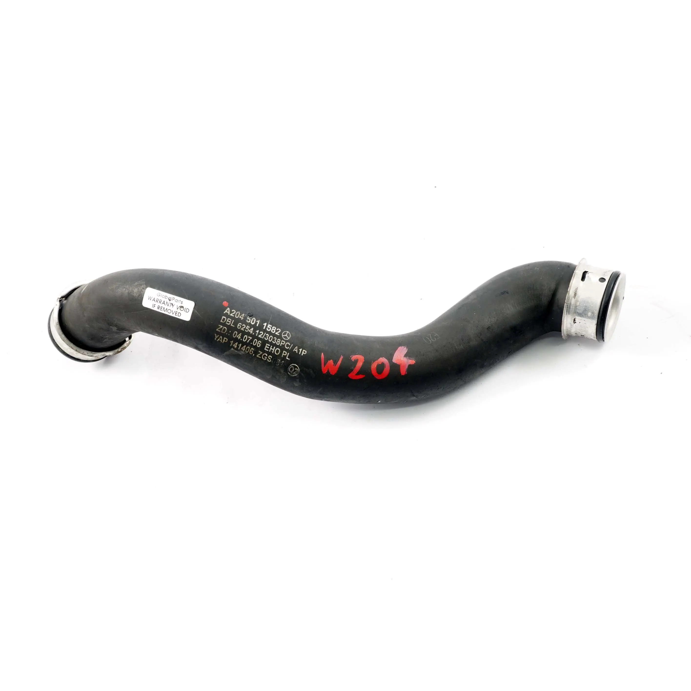 Water Pipe Mercedes W204 OM651 Radiator Coolant Hose Engine Cooling A2045011582