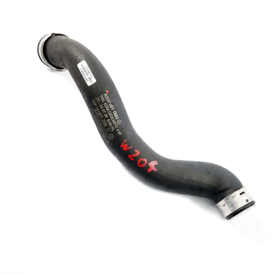 Water Pipe Mercedes W204 OM651 Radiator Coolant Hose Engine Cooling to with Part number A2045011582 Water Pipe Mercedes W204 OM651 Radiator Coolant Hose Engine Cooling - SKU A2045011582 - Part number A2045011582