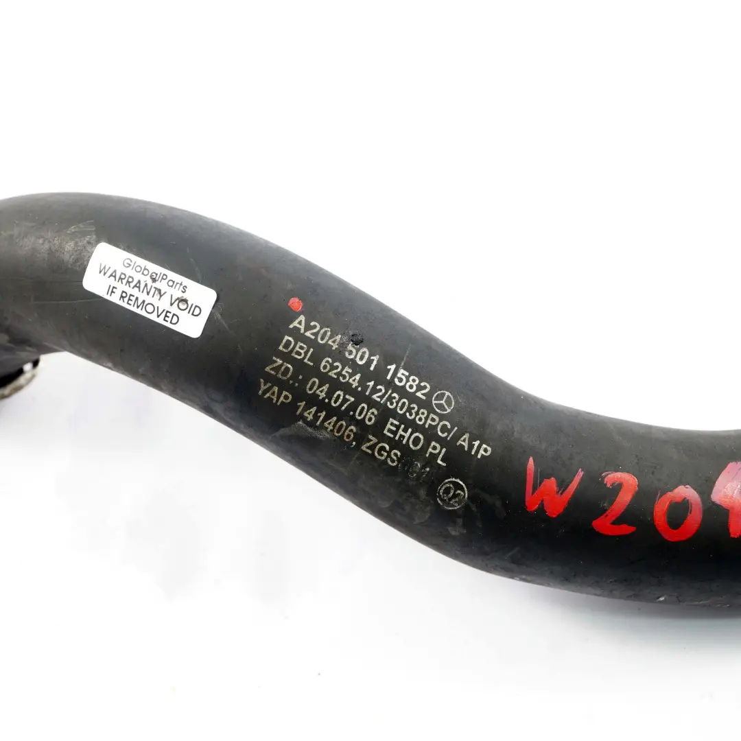 Tubo Acqua Mercedes W204 OM651 Radiatore Liquido Raffreddamento per con numero di parte A2045011582 Tubo Acqua Mercedes W204 OM651 Radiatore Liquido Raffreddamento - SKU A2045011582 - Numero di parte A2045011582