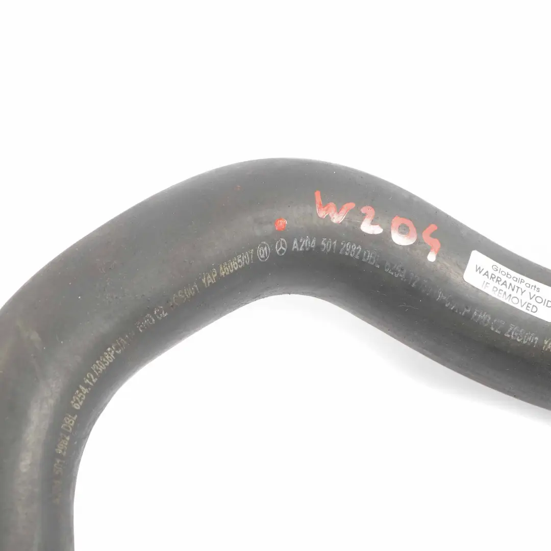 Water Pipe Mercedes W204 OM642 Engine Cooling Radiator Coolant Hose to with Part number A2045012982 Water Pipe Mercedes W204 OM642 Engine Cooling Radiator Coolant Hose - SKU A2045012982 - Part number A2045012982