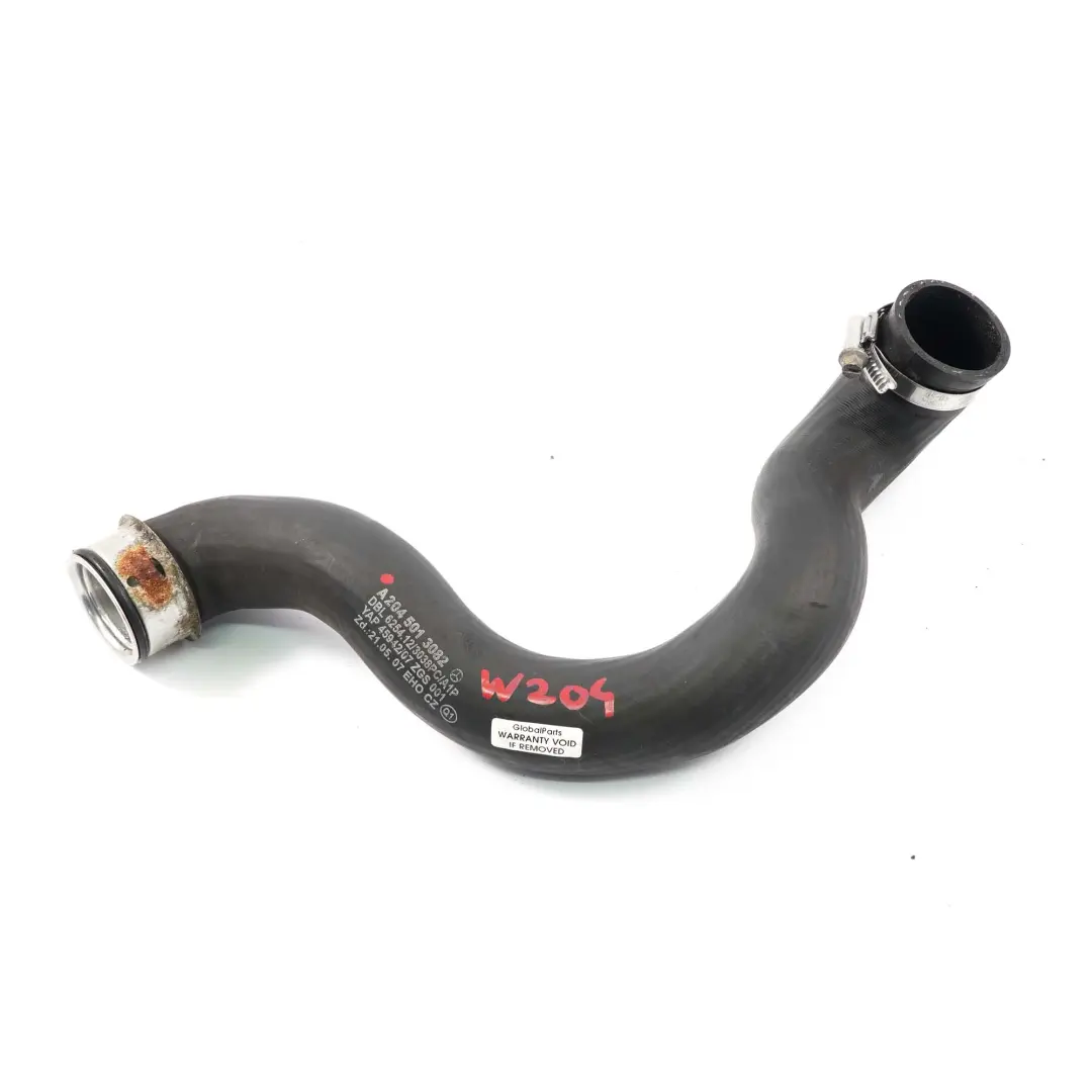 Water Pipe Mercedes W204 OM646 Radiator Coolant Hose Engine Cooling to with Part number A2045013082 Water Pipe Mercedes W204 OM646 Radiator Coolant Hose Engine Cooling - SKU A2045013082 - Part number A2045013082