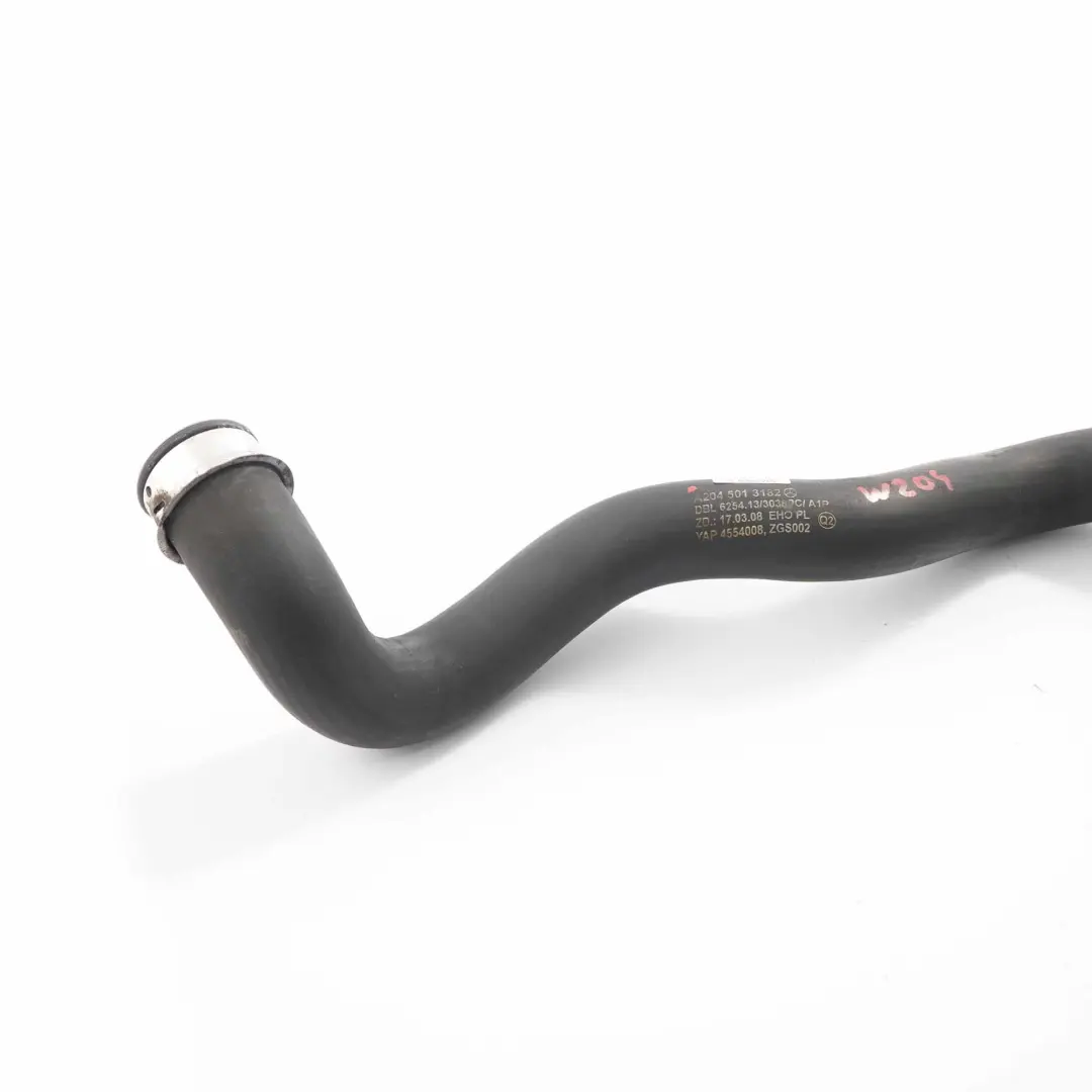Mercedes W204 OM642 Radiatore Tubo Liquido Motore - SKU A2045013182 - Numero di parte A2045013182