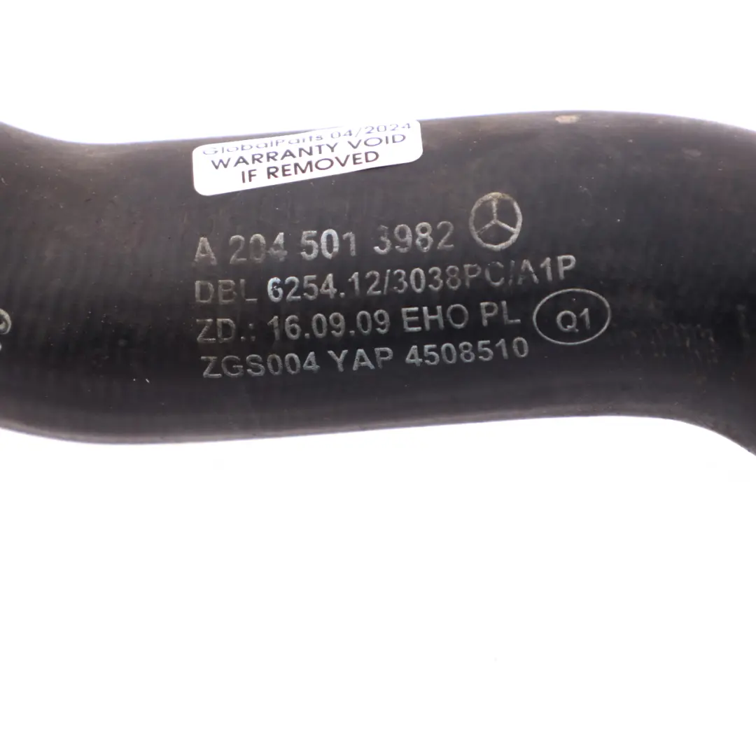 Coolang Hose Mercedes C204 W207 W212 W218 Pipe Radiator Left N/S to with Part number A2045013982 Coolang Hose Mercedes C204 W207 W212 W218 Pipe Radiator Left N/S - SKU A2045013982 - Part number A2045013982