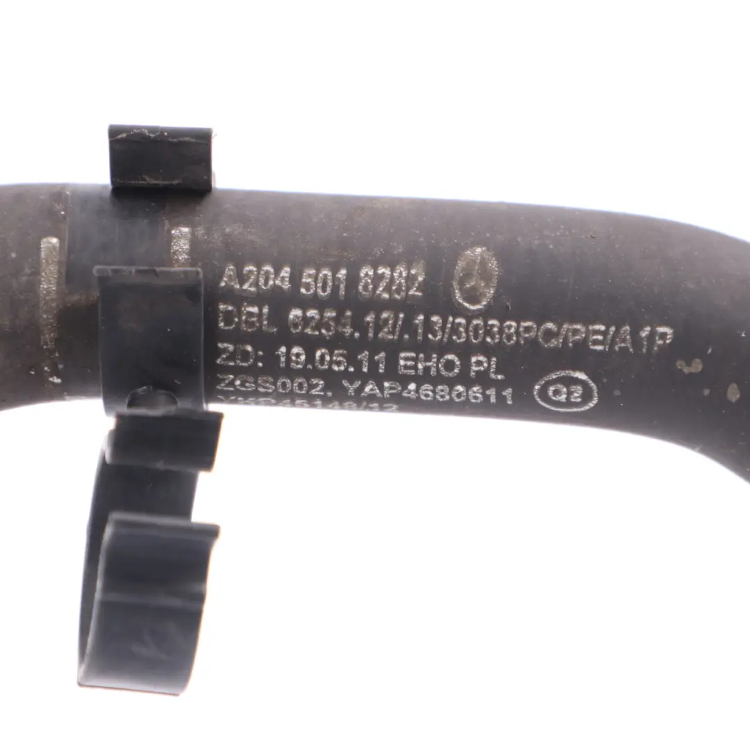 Coolant Hose Mercedes W204 M271 Right Radiator Hose To Oil Cooler to with Part number A2045018282 Coolant Hose Mercedes W204 M271 Right Radiator Hose To Oil Cooler - SKU A2045018282 - Part number A2045018282
