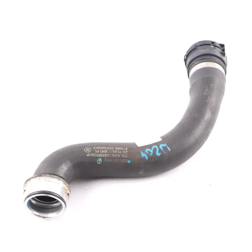 Manguera refrigerante Mercedes W204 Gasolina M274 Izquierda radiador para con número de pieza A2045018782 Manguera refrigerante Mercedes W204 Gasolina M274 Izquierda radiador - SKU A2045018782 - Número de pieza A2045018782