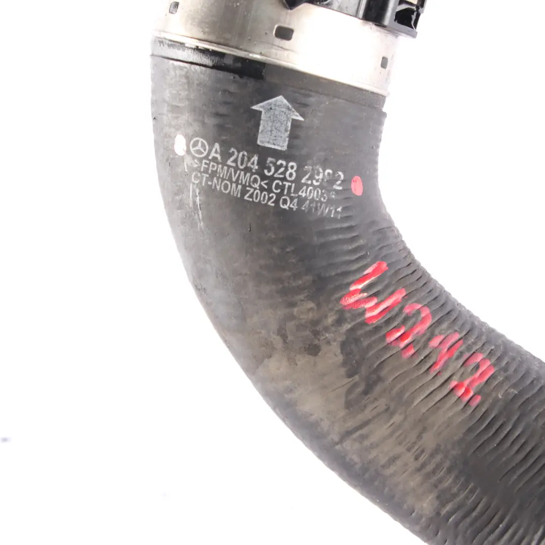 Mercedes W204 W212 Turbo Intercooler Hose Pipe OM642 Diesel - SKU A2045282982 - Part number A2045282982