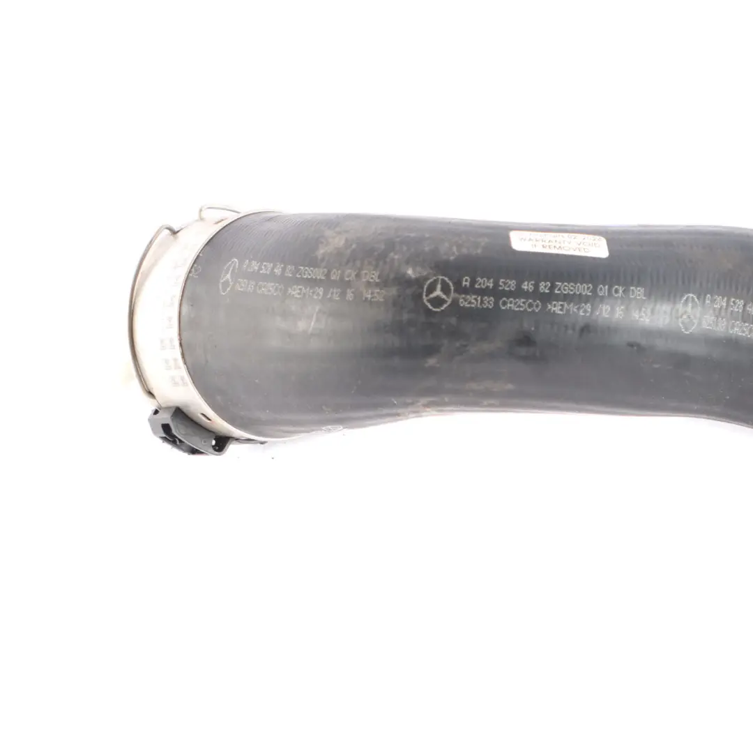 Mercedes W204 W207 W212 M274 Air Charge Pipe Intercooler Hose Right - SKU A2045284682 - Part number A2045284682