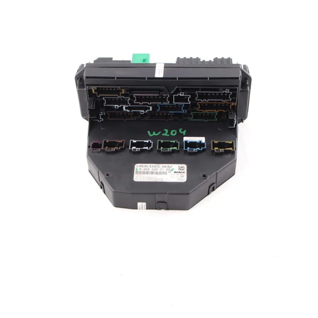 SAM Unité contrôle relais boîte fusibles module pour Mercedes W204 à propos du numéro de pièce A2045450169 Mercedes W204 SAM Unité contrôle relais boîte fusibles module - SKU A2045450169 - Numéro de pièce A2045450169