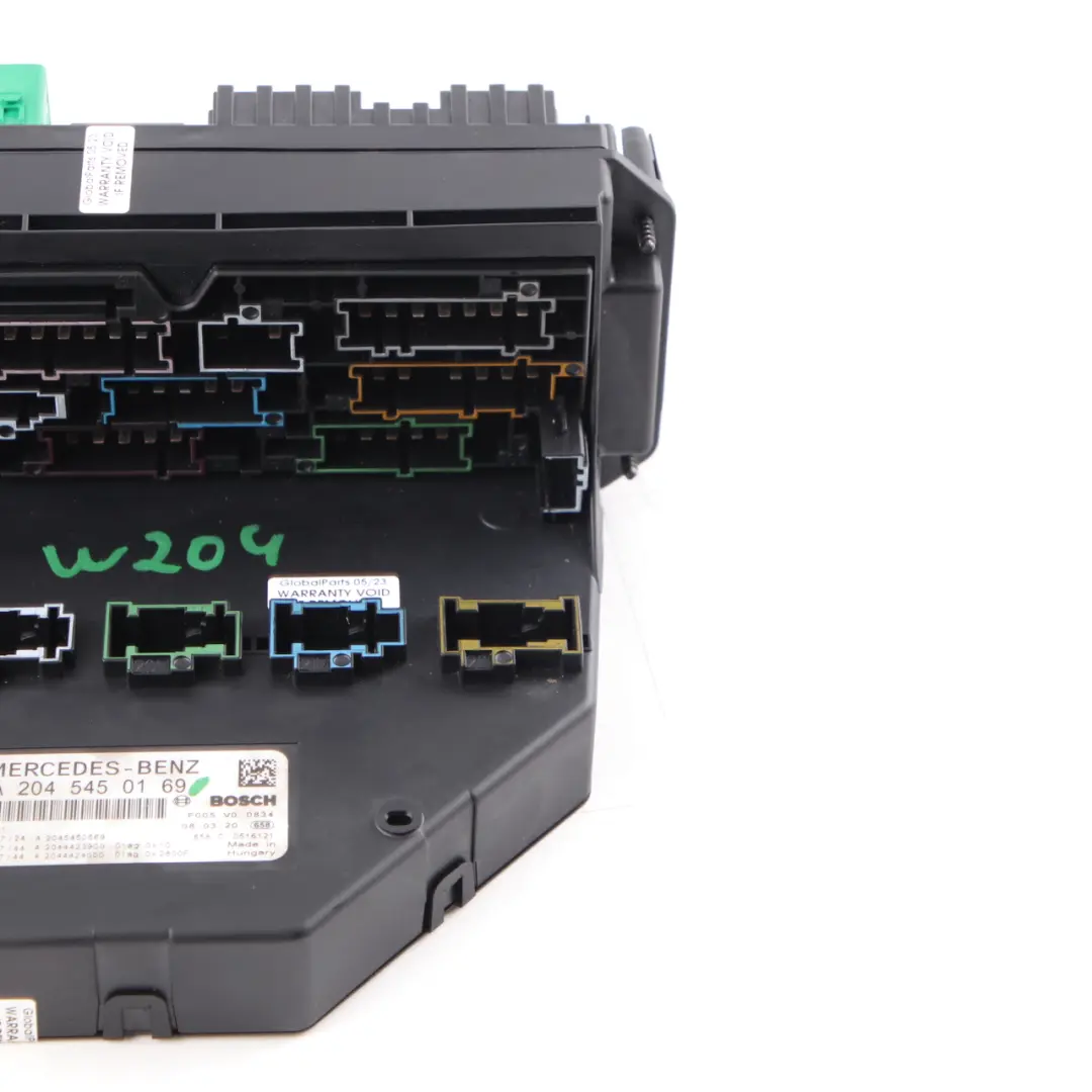 SAM Modulo Scatola Fusibili Relè Unità di Controllo per Mercedes W204 con numero di parte A2045450169 Mercedes W204 SAM Modulo Scatola Fusibili Relè Unità di Controllo - SKU A2045450169 - Numero di parte A2045450169