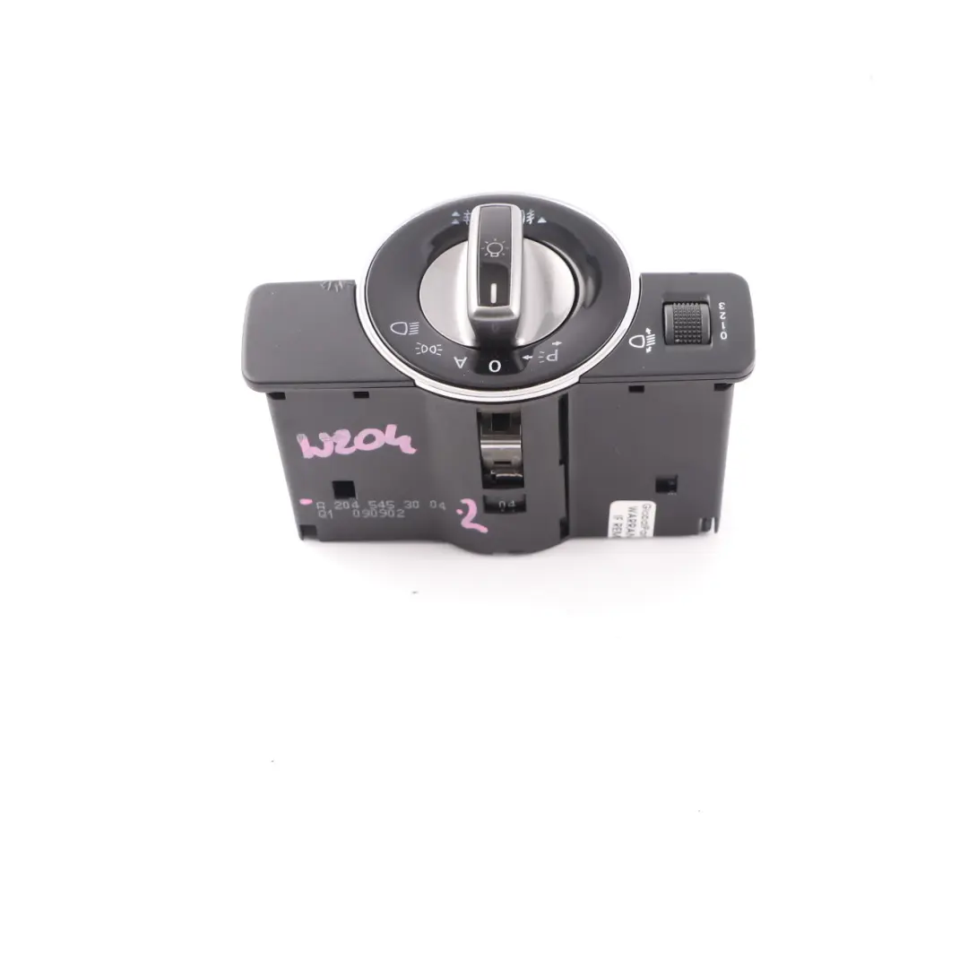 Faro Luz Interruptor Unidad Control Botón para Mercedes W204 con número de pieza A2045453004 Mercedes W204 Faro Luz Interruptor Unidad Control Botón - SKU A2045453004-2 - Número de pieza A2045453004