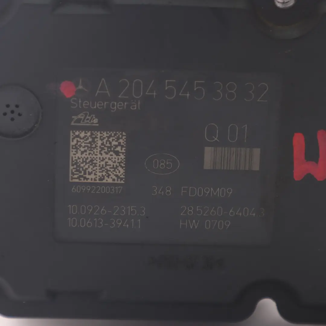 Pompa Freno ABS ESP frenante idraulica A2044313912 per Mercedes W204 con numero di parte A2045453832 Mercedes W204 Pompa Freno ABS ESP frenante idraulica A2044313912 - SKU A2045453832 - Numero di parte A2045453832