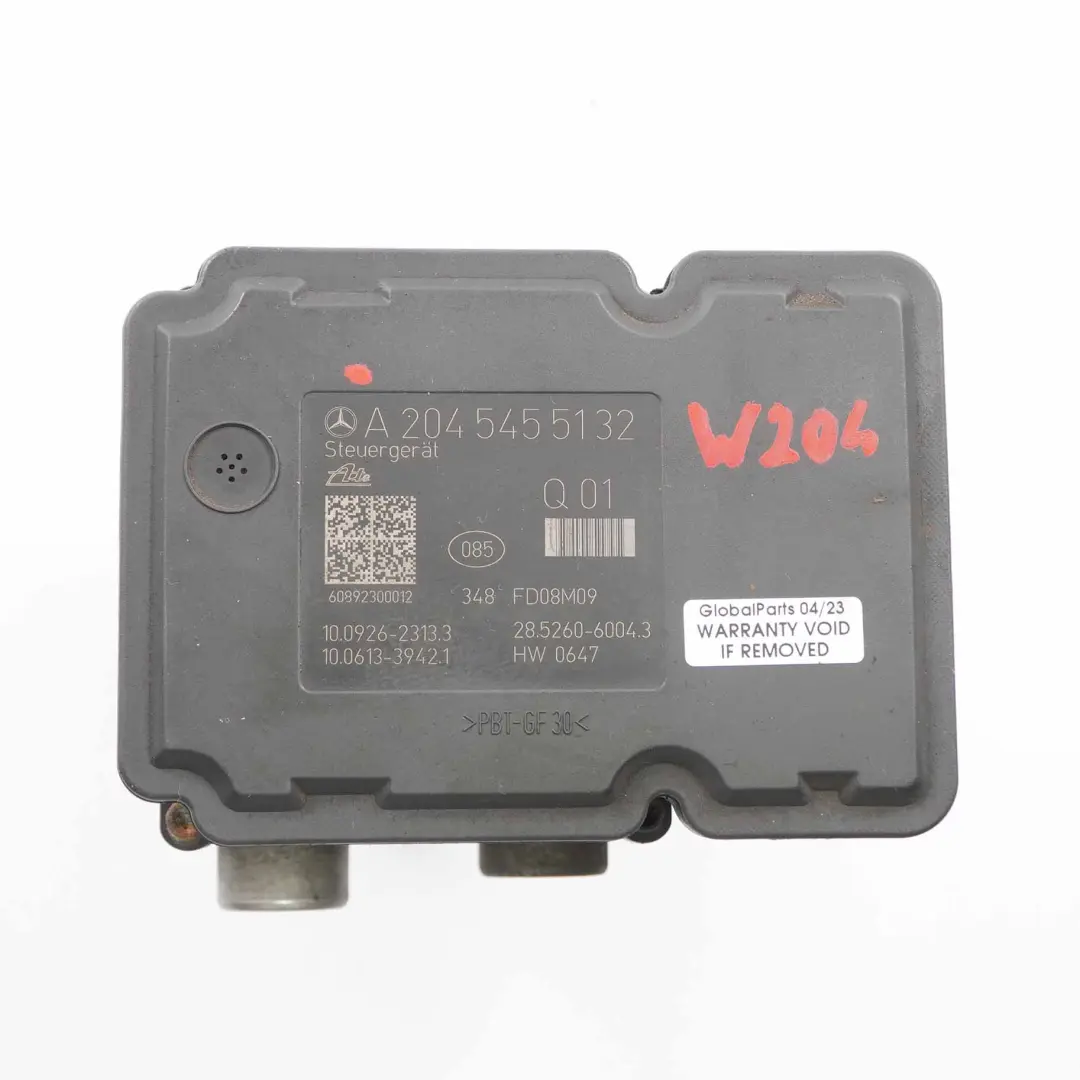ABS Unità Pompa Freno Idro Modulo controll A2044313712 per Mercedes W204 con numero di parte A2045455132 Mercedes W204 ABS Unità Pompa Freno Idro Modulo controll A2044313712 - SKU A2045455132 - Numero di parte A2045455132