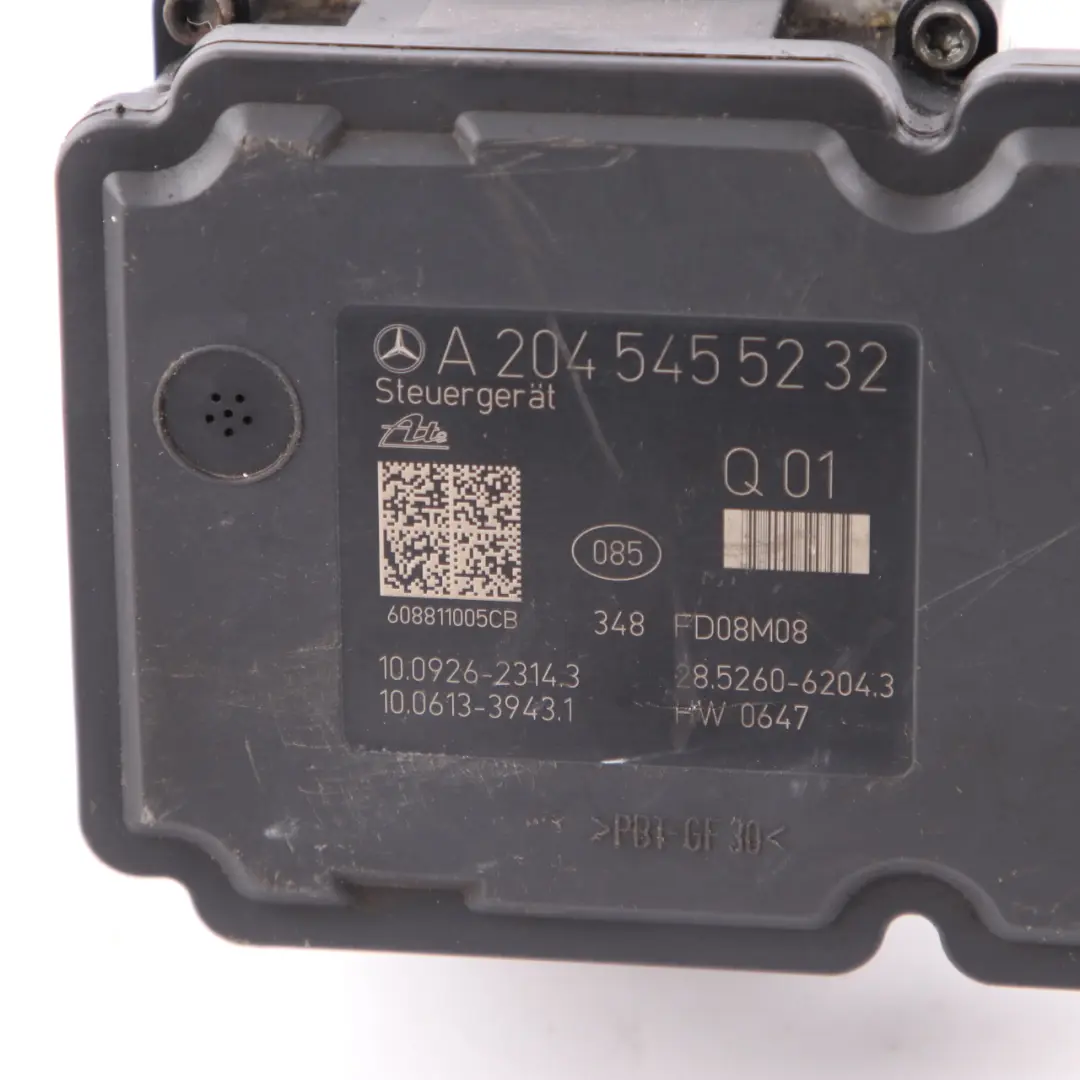 Pompe Frein ABS Unité Freinage Hydraulique Direction A2044313812 pour Mercedes W204 à propos du numéro de pièce A2045455232 Mercedes W204 Pompe Frein ABS Unité Freinage Hydraulique Direction A2044313812 - SKU A2045455232 - Numéro de pièce A2045455232