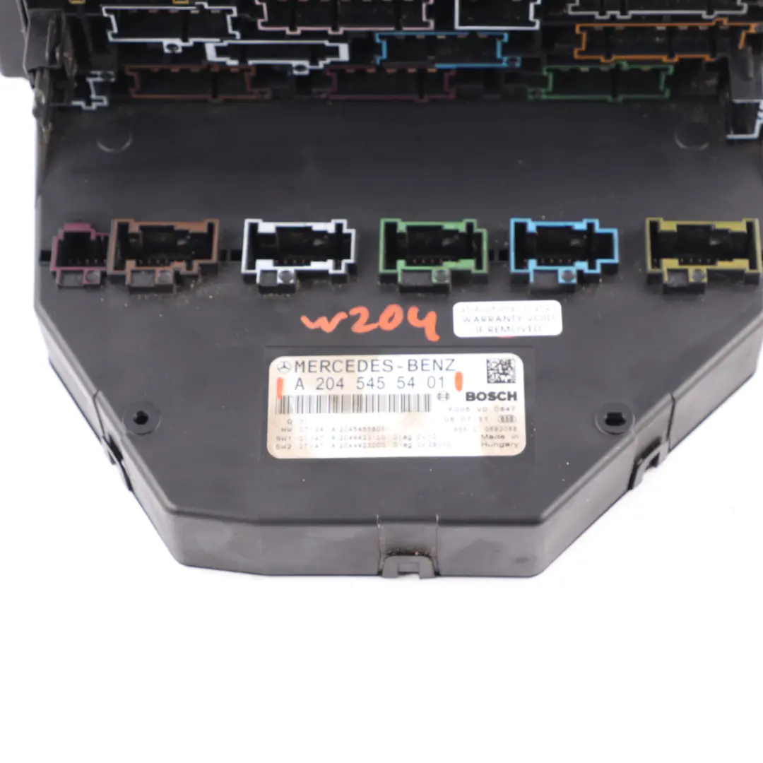 Mercedes W204 Boîte À Fusibles Relais Module Commande Électrique SAM - SKU A2045455401 - Numéro de pièce A2045455401