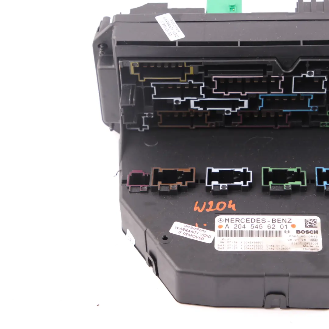 SAM Module Mercedes W204 Control Unit Electrical Fuse Box Unit to with Part number A2045456201 SAM Module Mercedes W204 Control Unit Electrical Fuse Box Unit - SKU A2045456201 - Part number A2045456201