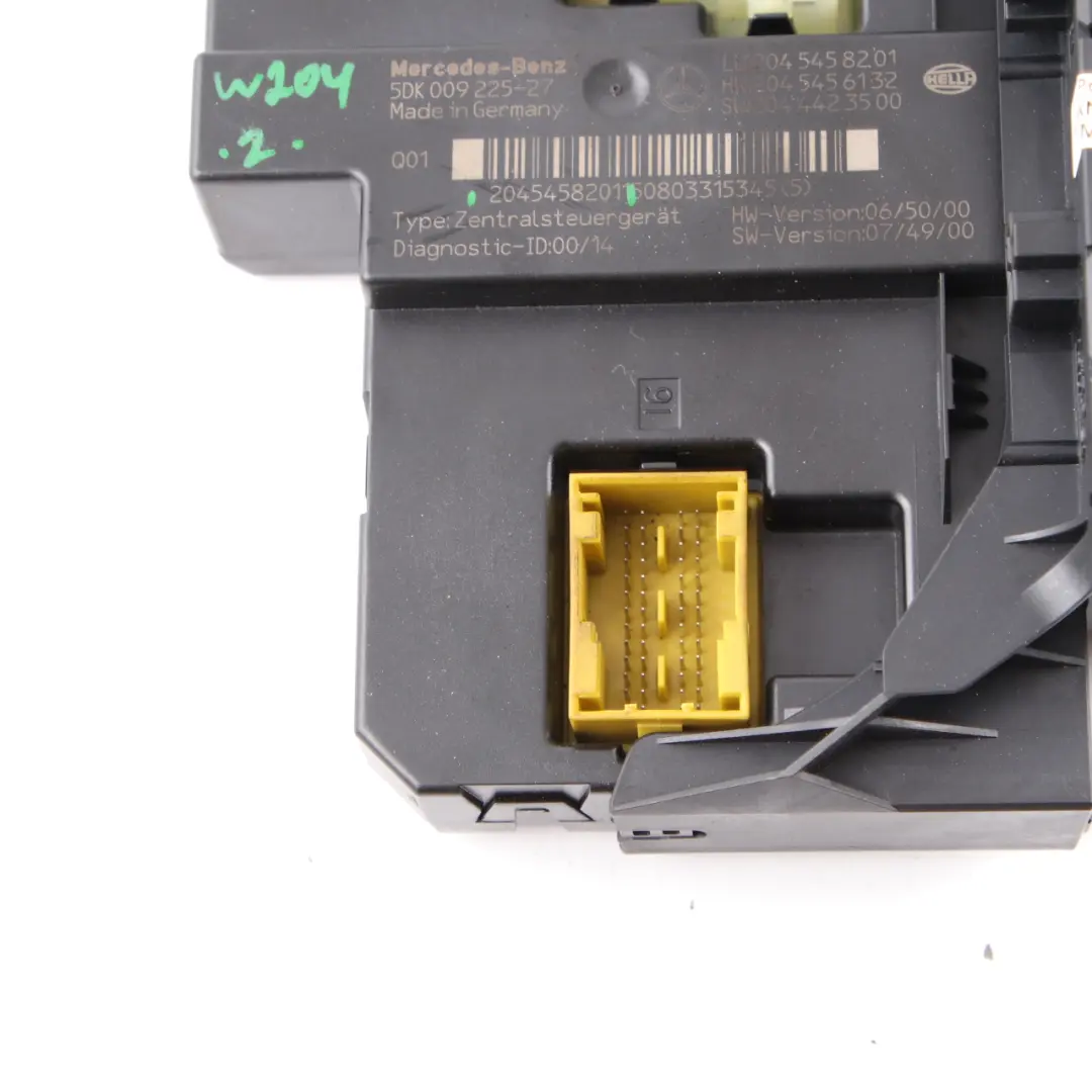 Mercedes W204 Rear Fuse Box Relay SAM Control Unit Module - SKU A2045458201 - Part number A2045458201