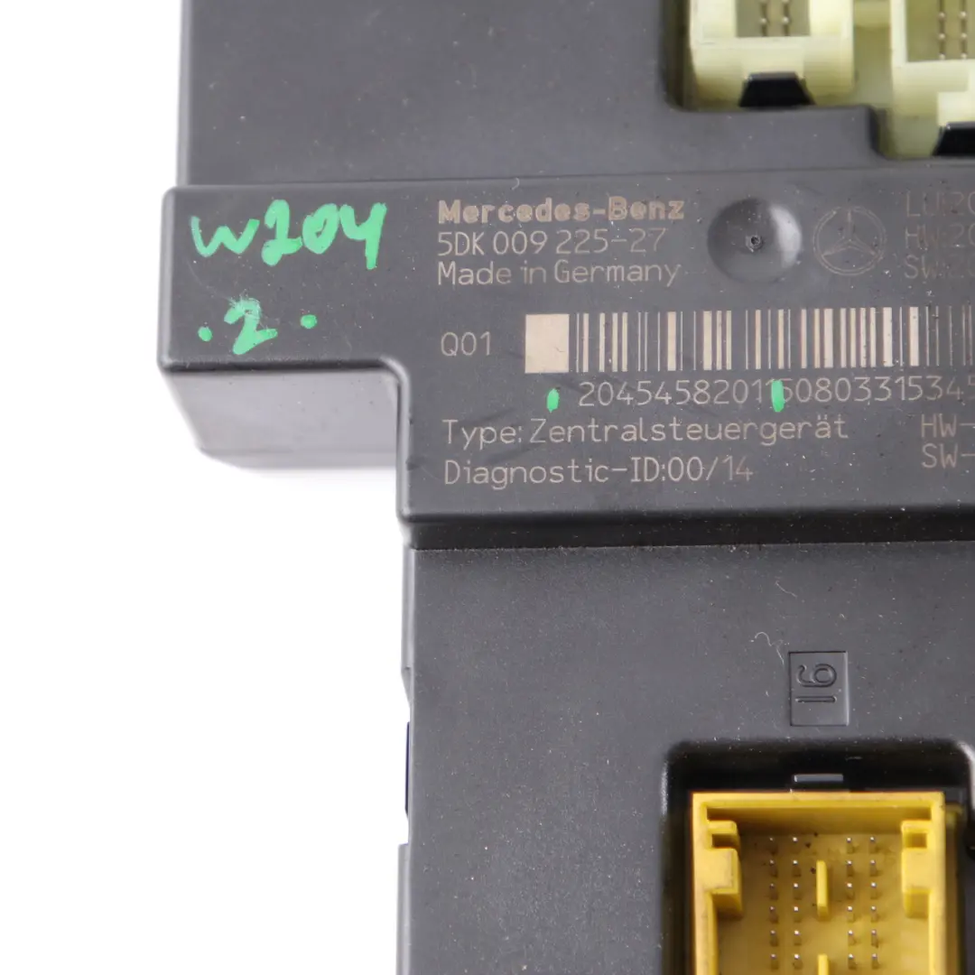 Mercedes W204 Caja Fusibles Trasera Relé SAM Módulo Unidad Control - SKU A2045458201 - Número de pieza A2045458201