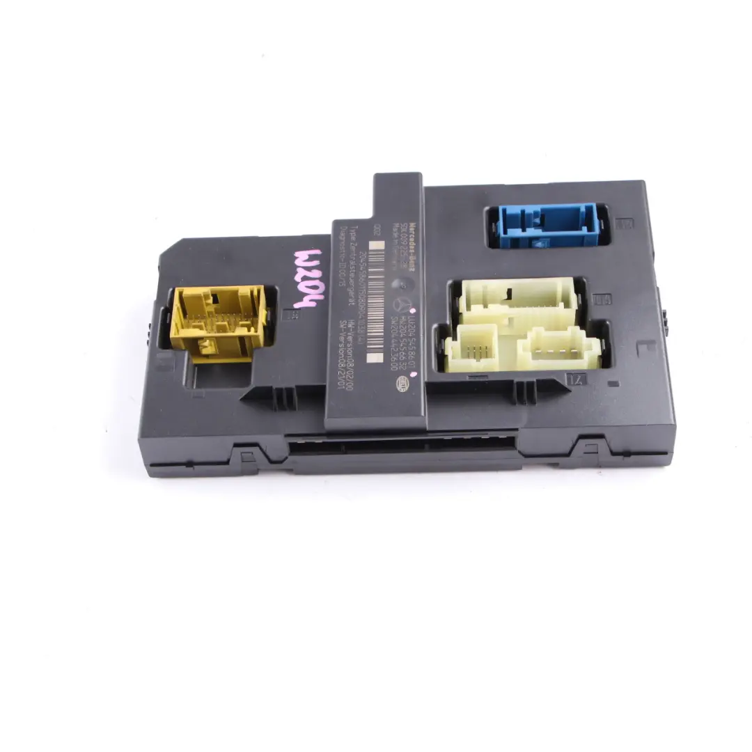 Sicherungskasten hinten Relais Steuereinheit Modul SAM für Mercedes W204 mit Teilenummer A2045458601 Mercedes W204 Sicherungskasten hinten Relais Steuereinheit Modul SAM - SKU A2045458601 - Teilenummer A2045458601