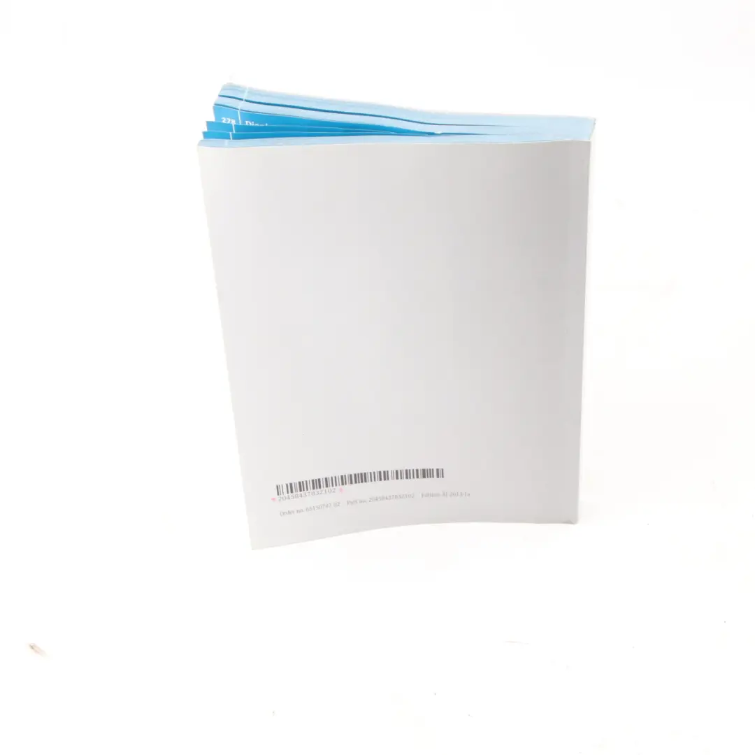  Owner's Handbook Mercedes W204 Service Booklet Instructions Book - SKU A2045843783-1 - Part number A2045843783