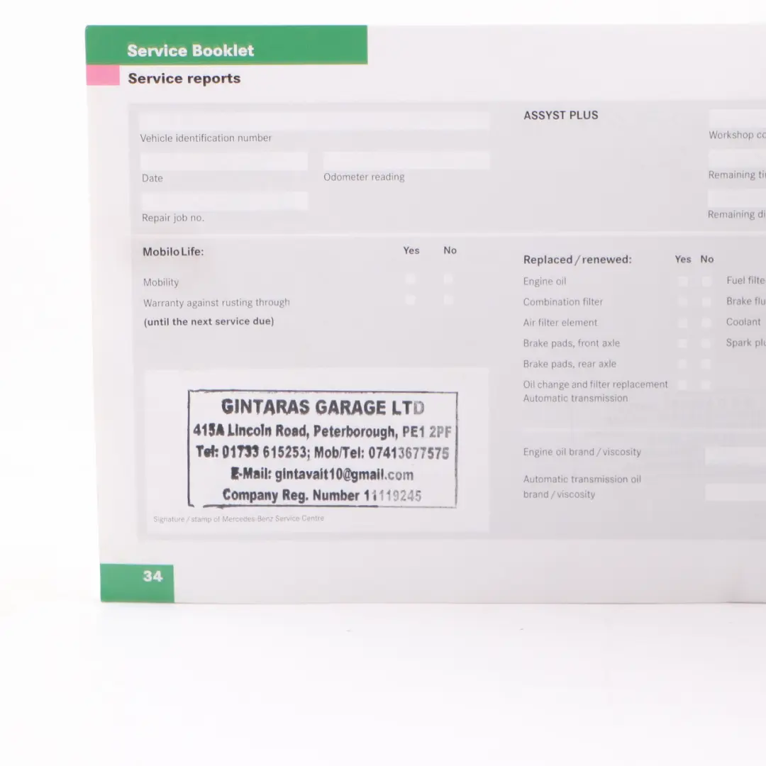  Owner's Handbook Mercedes W204 Service Booklet Instructions Pouch Case Wallet - SKU A2045845081 - Part number A2045845081
