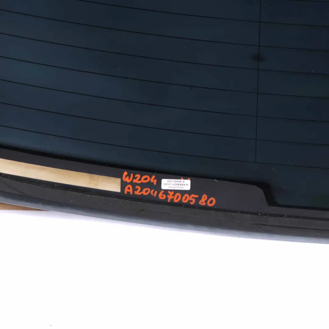 Mercedes W204 Rear Window Windshield Glass Glazing AS2 Green Foil Tinted - SKU A2046700580 - Part number A2046700580